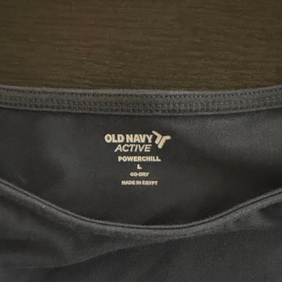 Old Navy Slate Blue Crop Top - Picture 2 of 3